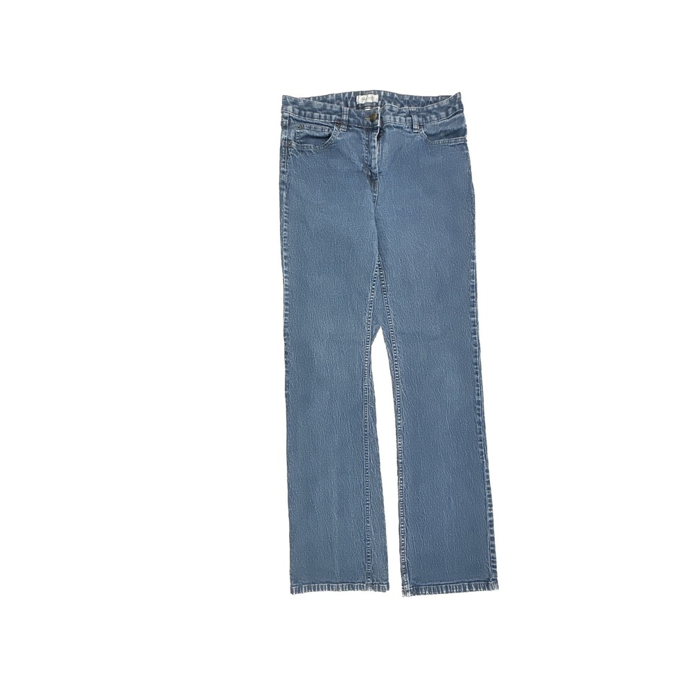 Van Heusen Jeans Womens 8 Regular Blue Stretch Straight Leg Denim Pants